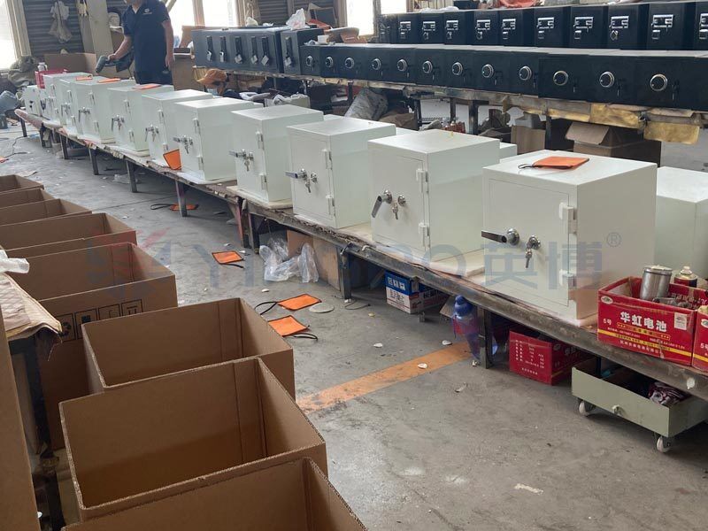 Hebei Yingbo Safe Boxes Co., Ltd خط تولید سازنده