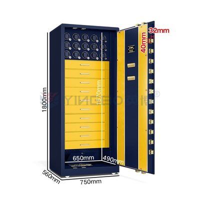 H1800mm هارم دوگانه جواهرات هوشمند ساعت ويندر گاوصندوق فولاد جامد