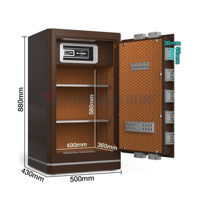 H880mm صندوق امن خانگی قفل دیجیتال الکترونیکی