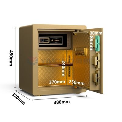 زنگ هشدار دوگانه صندوق امن ضد سرقت H450mm ((طلای))