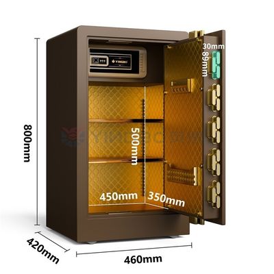 قفل اثر انگشت هوشمند جعبه امن لوکس سفارشی برای امنیت خانه YB / RS-80