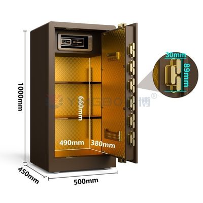 جعبه امن اثر انگشت بیومتریک جعبه امن هوشمند برای امنیت خانگی YB/RS-100
