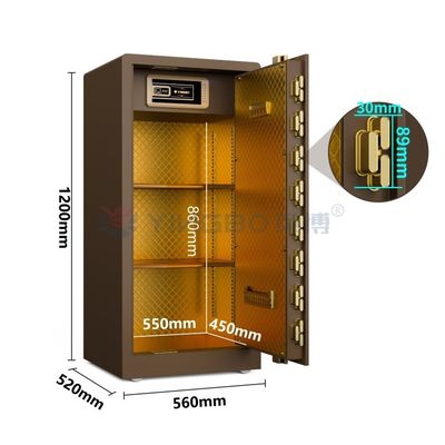 جعبه گاوصندوق تشخیص اثر انگشت برای گاوصندوق خانگی گاوصندوق ضخیم استیل