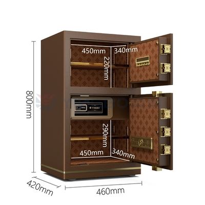 جعبه امن دفتر هوشمند هارد آلارم H800mm 46±2KG YB/N7-80D