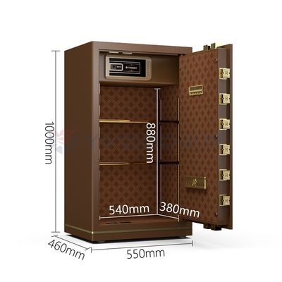 H1000mm فولاد جامد دفتر لوکس اثر انگشت قفل صندوق امن برای امنیت YB/N7-100