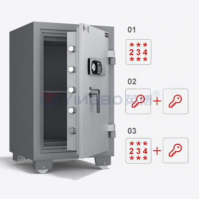 Steel Safe Security دارای گواهینامه ایمن مقاوم در برابر آتش گاوصندوق ضد سرقت گاوصندوق برای فروش