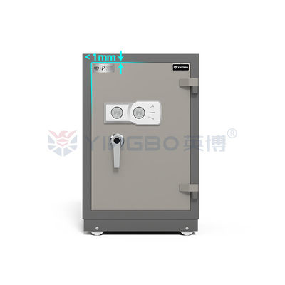 H680mm فولاد جامد 1 ساعت صندوق امن ضد آتش ضد سرقت YB / FG-68 ضد گرما