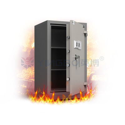 رتبه بندی UL Fire Resistant Safe Box زمان حفاظت در برابر آتش 2 ساعت ساخت و ساز فولادی جامد