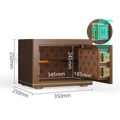 H250mm قفل الکترونیک صندوق امن دفتر برای امنیت