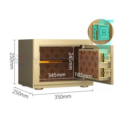 آژیر دوگانه قفل الکترونیک صندوق امن ضد سرقت H250mm