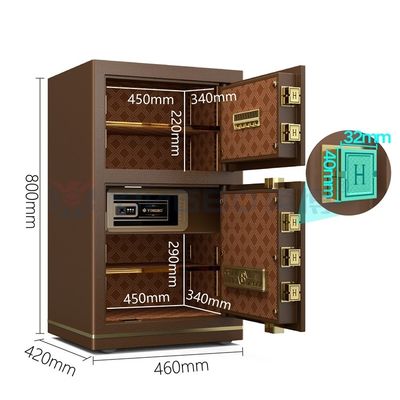 جعبه امن دفتر الکترونیکی هوشمند هوشمند برای امنیت H800mm