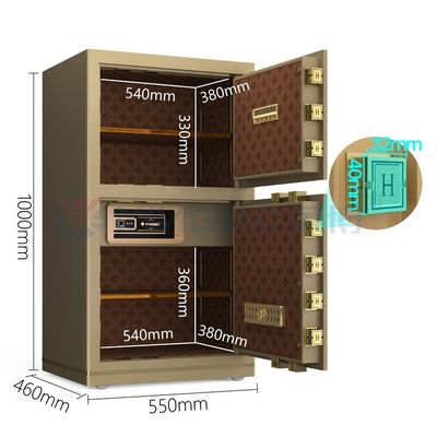 H1000mm جعبه امن قفل الکترونیک دیجیتال برای امنیت اداری YB/N7-100D