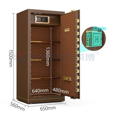 قفل الکترونیک لوکس صندوق امن دفتر هوشمند H1500mm YB/N7-150