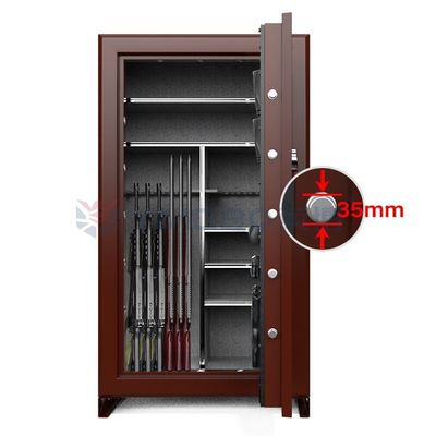 75 دقیقه نسوز درجه بندی تفنگ کابینت ایمن صفحه فولادی ایمن ظرفیت سلاح گرم بزرگ
