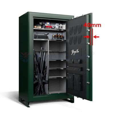 دسترسی سریع بیومتریک UL Lock Gun Safes Box Steel Gun Safe Pry Resistant Safe 5 Gun Safe