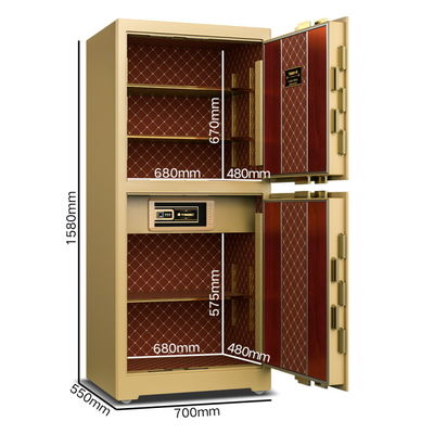17.5 Cu Ft صندوق امن بانک درجه 4 راه های باز 278±2kg Yb/Zy-150d