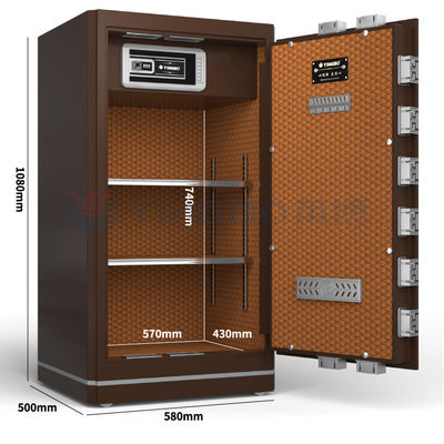 6.4 Cu Ft جعبه امن هشدار دوگانه برای کسب و کار دفتر خانگی YB/N6-100