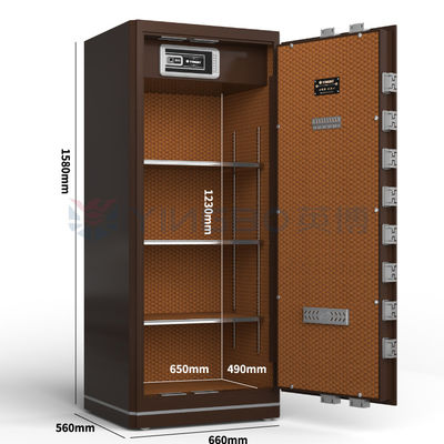 فولاد جامد پیچ های ثبت شده امنیت گاوصندوق لوکس YB/N6-150