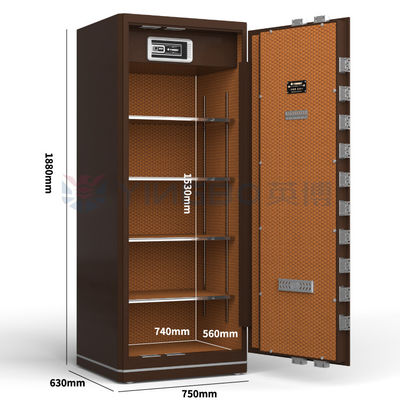 قفل اثر انگشت بیومتریک صندوق امن بزرگ خانه برای امنیت H1880mm YB/N6-180