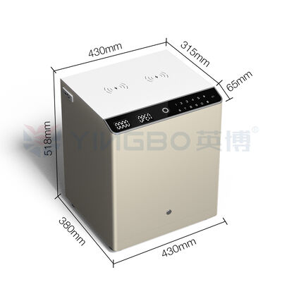 میز کنار رختخواب ضد آب صندوق امن قفل الکترونیکی راه حل ذخیره سازی امنیتی برای وسایل شخصی و اسناد مهم