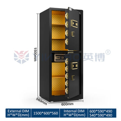 آژیر دوگانه بزرگ فولاد جامد قفسه های خانه 120 کیلوگرم برای امنیت YB/RS-150