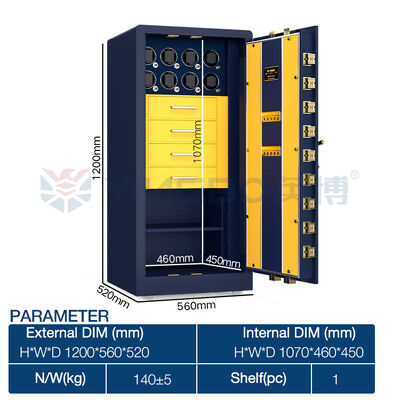 جواهرات بیومتریک ایمن جواهرات ساعت Winder Safe بهترین گاوصندوق خانگی برای اسناد ذخیره سازی ایمن جواهرات