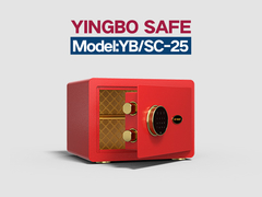 YB/SC-25 گاوصندوقهای خانه با قفل الکترونیکی قرمز