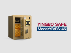 YB/RS-45 اثر انگشت قفل خانه گاوصندوق طلایی