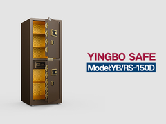 YB/RS-150D اثر انگشت قفل خانه گاوصندوق قهوه