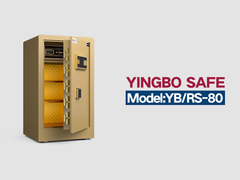 YB/RS-80 اثر انگشت قفل خانه گاوصندوق طلایی