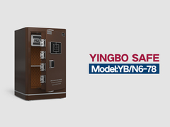 YB/N6-78 اثر انگشت قفل خانه گاوصندوق های دوگانه هشدار