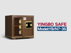 جعبه امن دفتر فولاد جامد آلارم دوگانه YB/N7-35