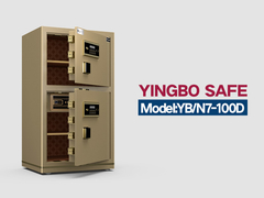YB-N7-100D صندوق امن دفتر - قفل الکترونیکی طلا