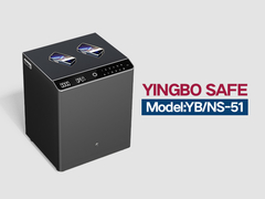 YB-NS-فولاد جامد میز خواب خاکستری