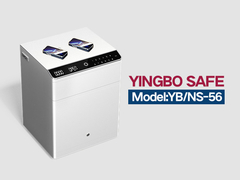 YB-NS-فولاد جامد میز خواب سفید کشو