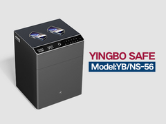 YB-NS-فولاد جامد میز خواب کشویی خاکستری