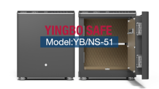 قفل اثرانگشت جعبه گاوصندوق پاتختی هوشمند YB/NS-51